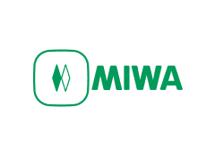 ドアクローザーメーカー MIWAのロゴ